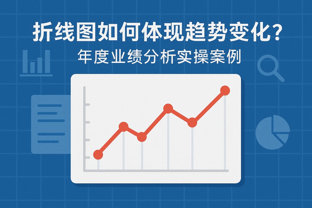 折线图如何体现趋势变化？年度业绩分析实操案例