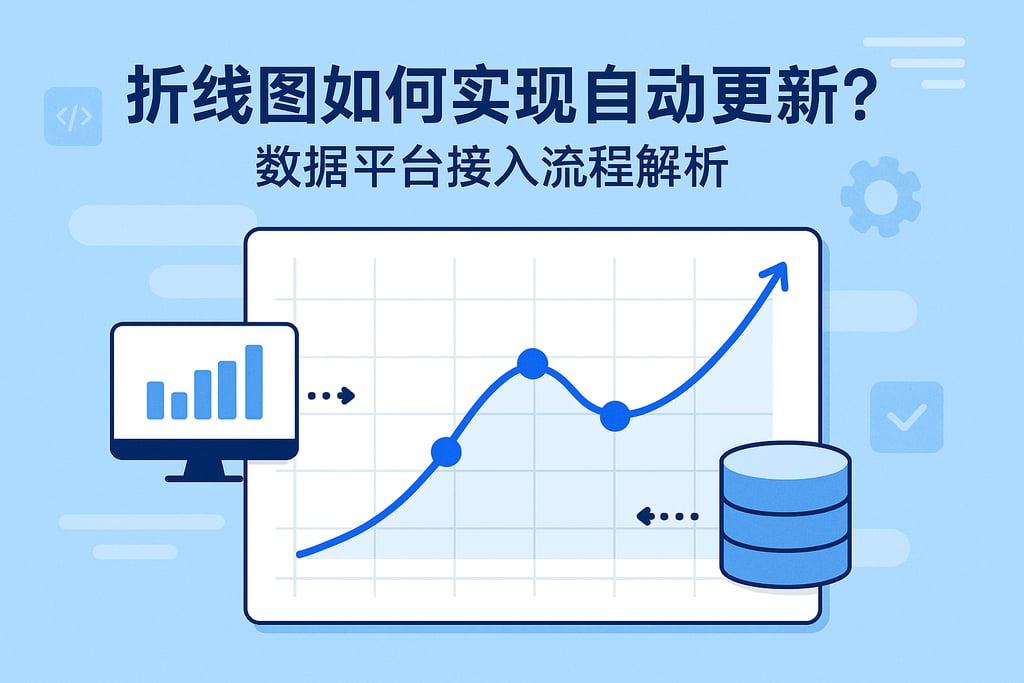 折线图如何实现自动更新？数据平台接入流程解析