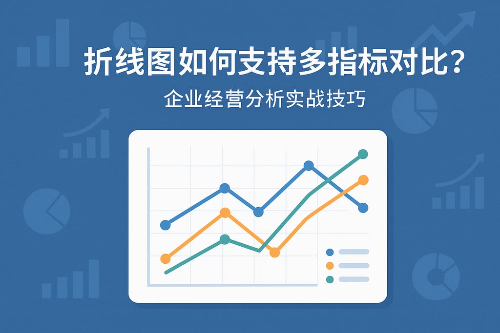 折线图如何支持多指标对比？企业经营分析实战技巧