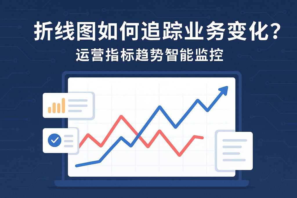 折线图如何追踪业务变化？运营指标趋势智能监控