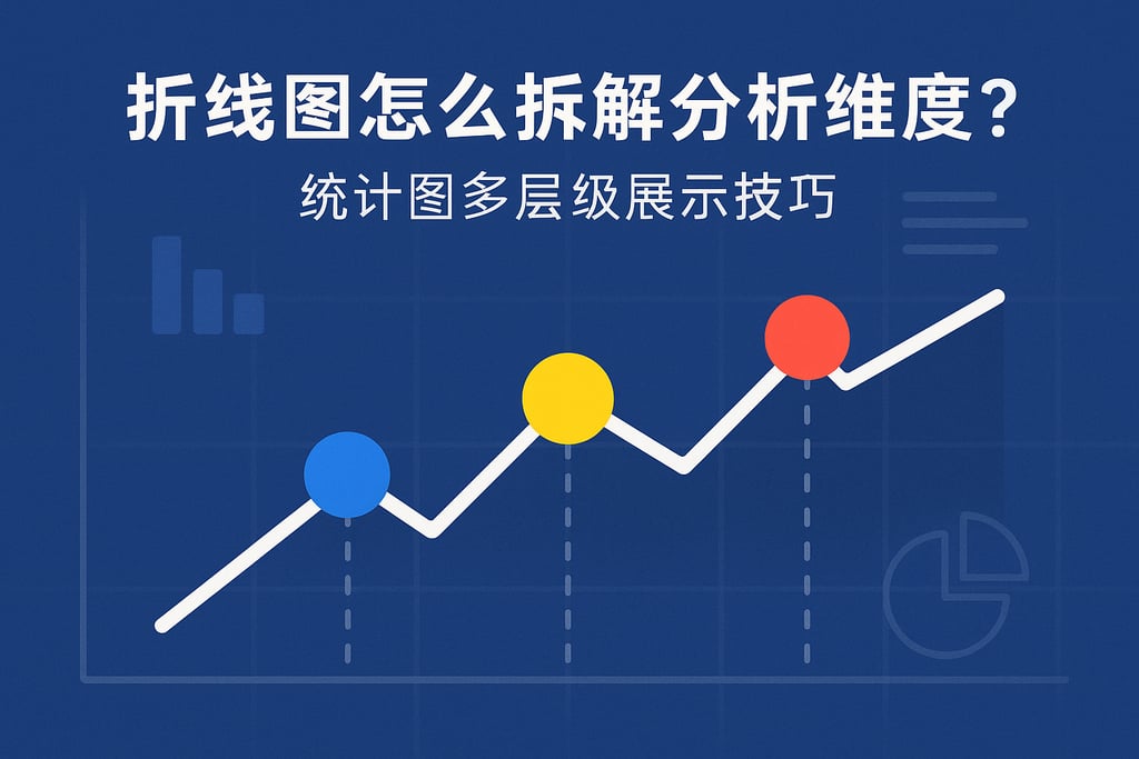 折线图怎么拆解分析维度？统计图多层级展示技巧