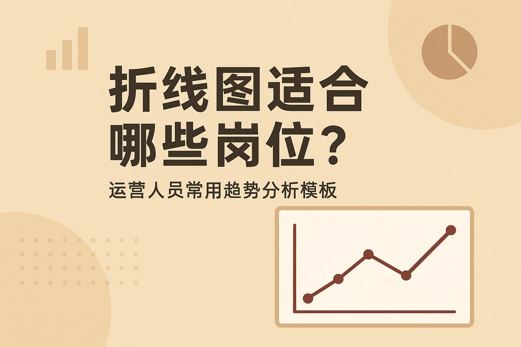 折线图适合哪些岗位？运营人员常用趋势分析模板