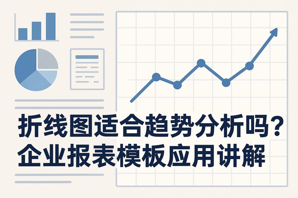 折线图适合趋势分析吗？企业报表模板应用讲解