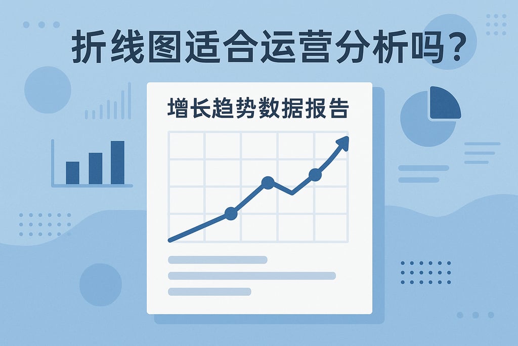 折线图适合运营分析吗？增长趋势数据报告模板