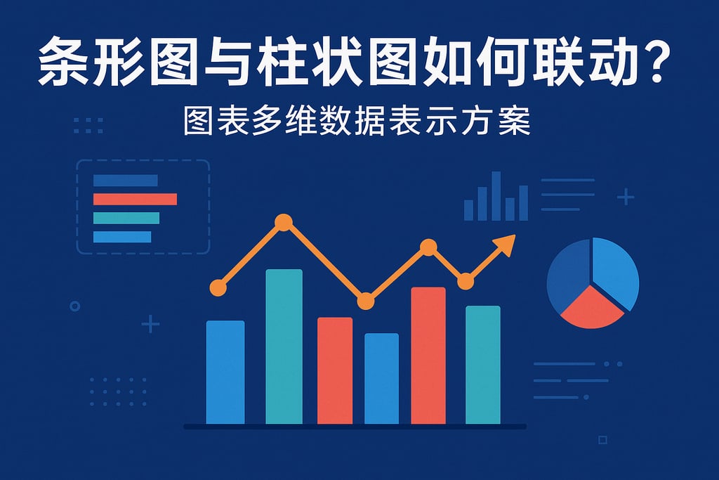 条形图与柱状图如何联动？图表多维数据展示方案