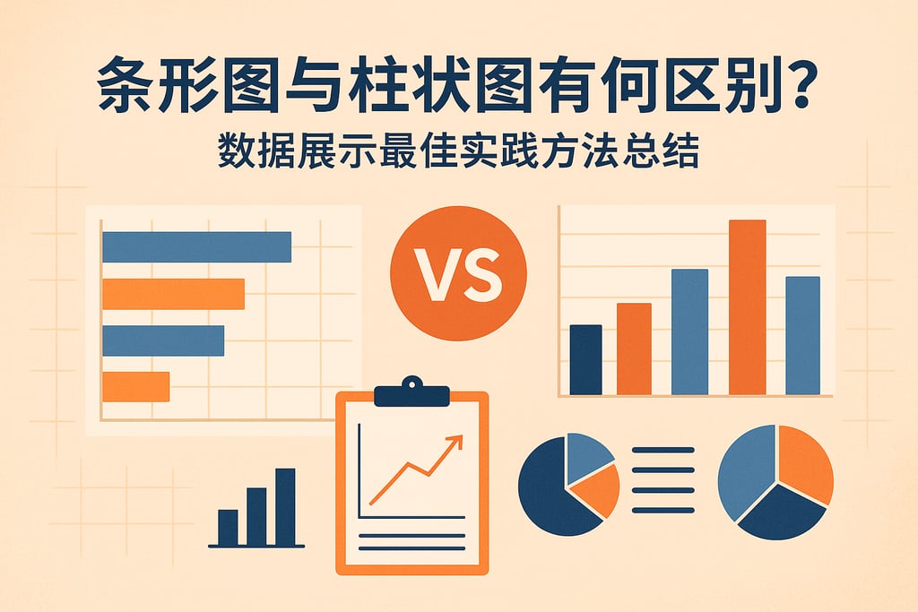 条形图与柱状图有何区别？数据展示最佳实践方法总结