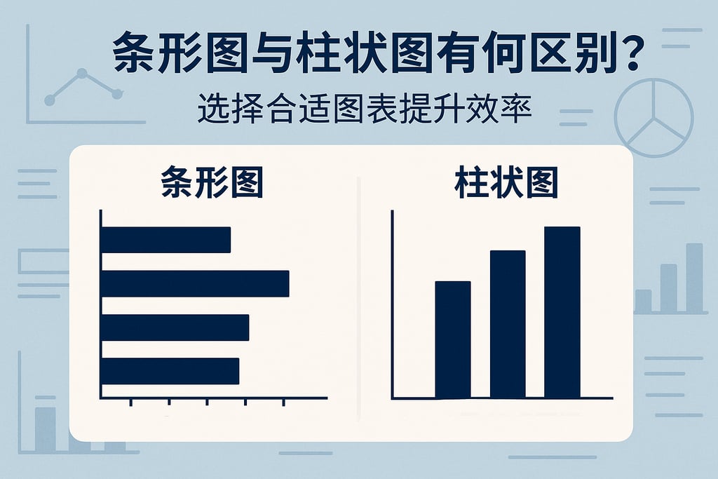 条形图与柱状图有何区别？选择合适图表提升效率