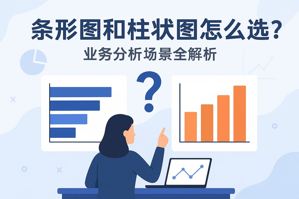 条形图和柱状图怎么选？业务分析场景全解析