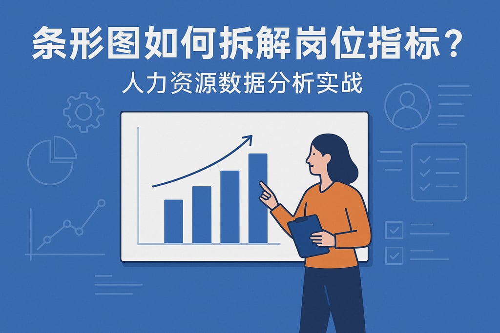 条形图如何拆解岗位指标？人力资源数据分析实战