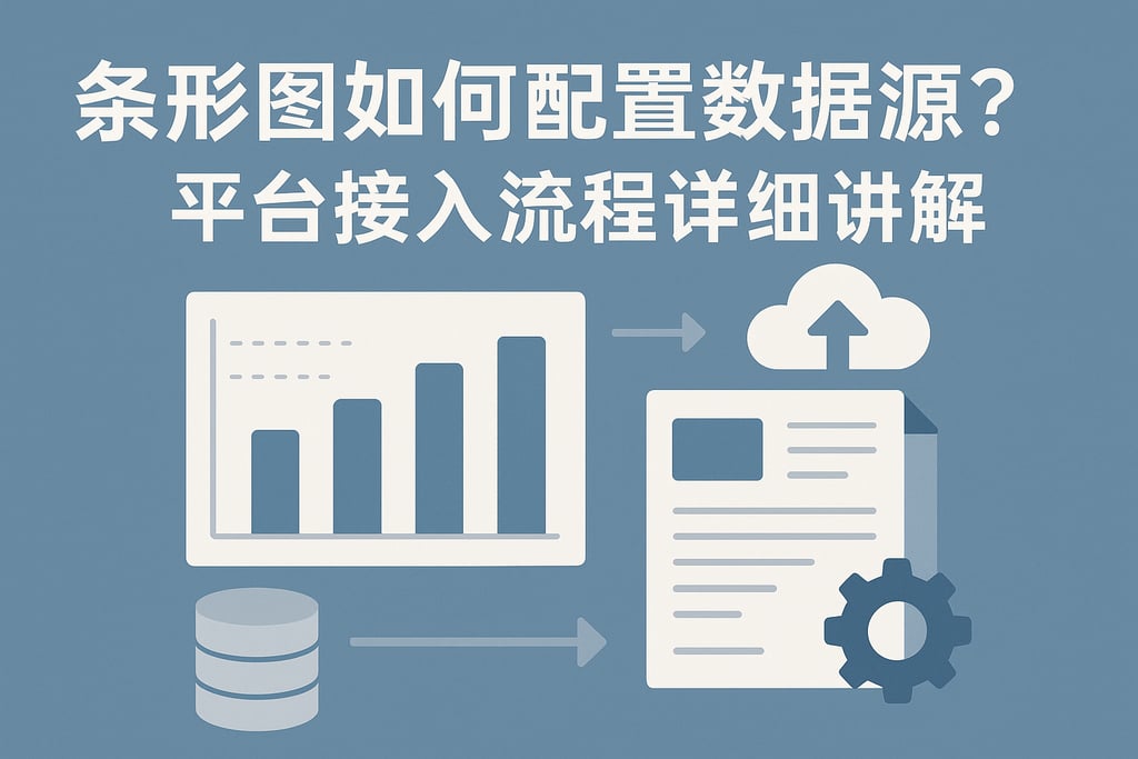 条形图如何配置数据源？平台接入流程详细讲解
