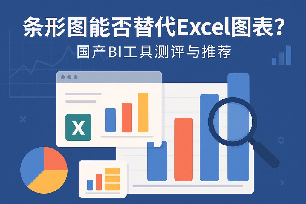 条形图能否替代Excel图表？国产BI工具测评与推荐