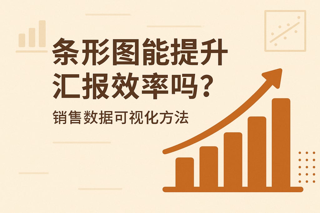 条形图能提升汇报效率吗？销售数据可视化方法