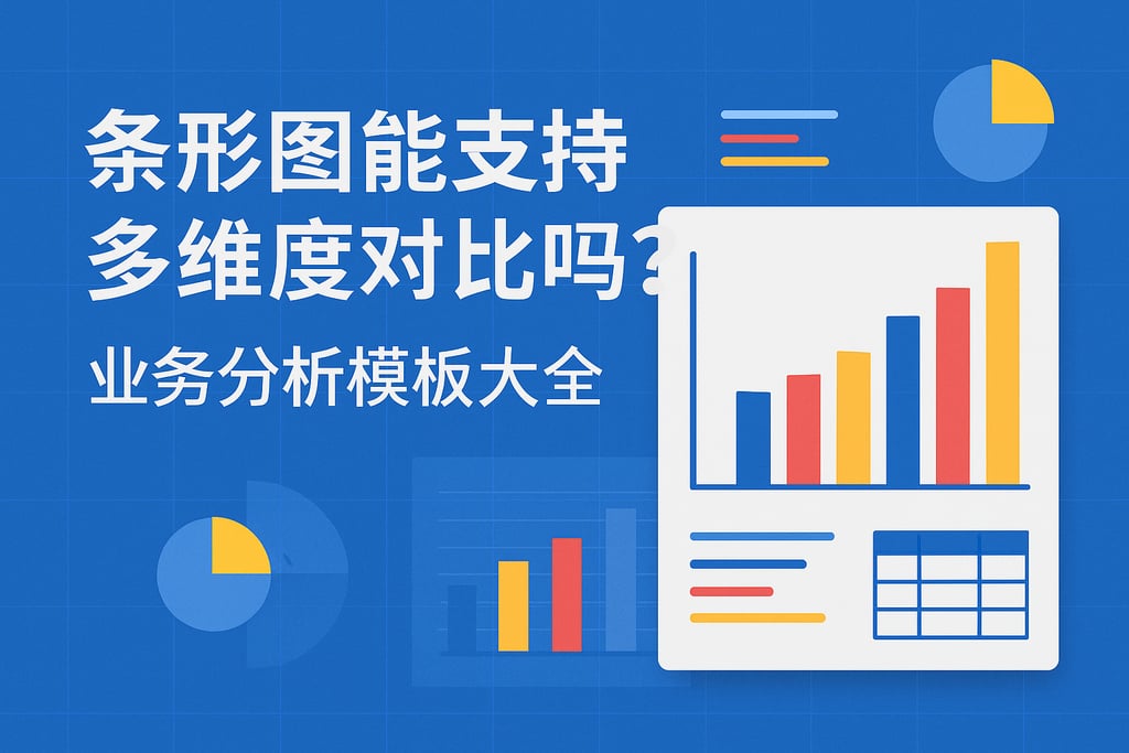 条形图能支持多维度对比吗？业务分析模板大全