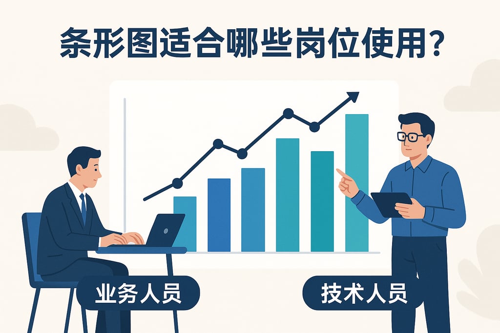 条形图适合哪些岗位使用？业务与技术人员应用场景