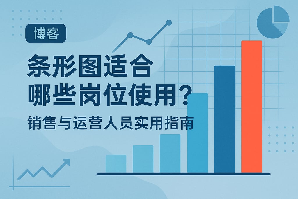 条形图适合哪些岗位使用？销售与运营人员实用指南
