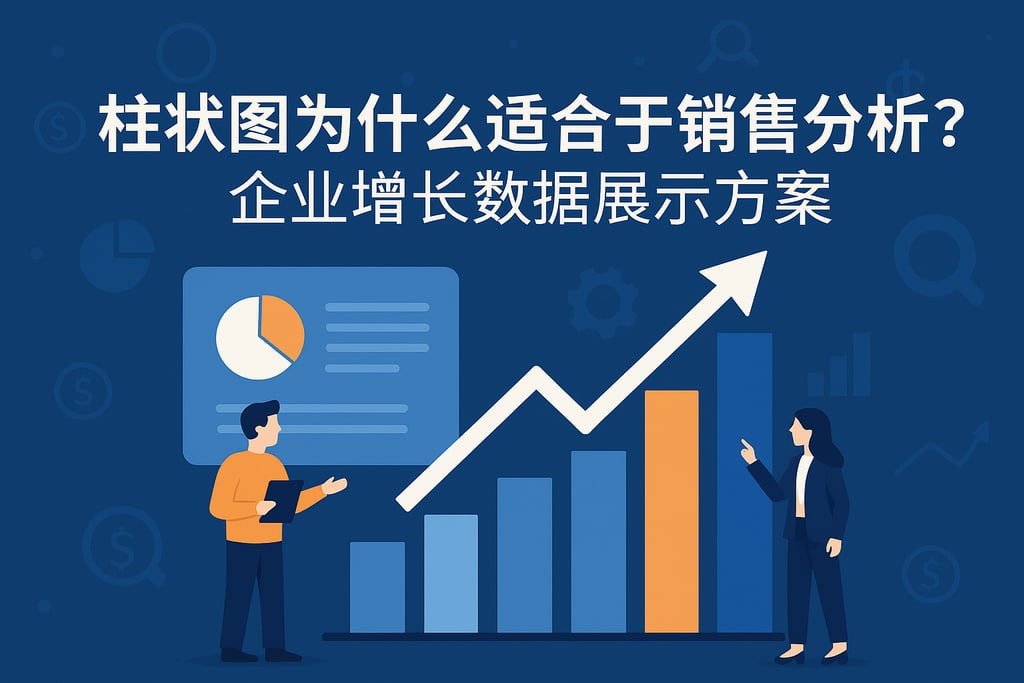 柱状图为什么适合销售分析？企业增长数据展示方案