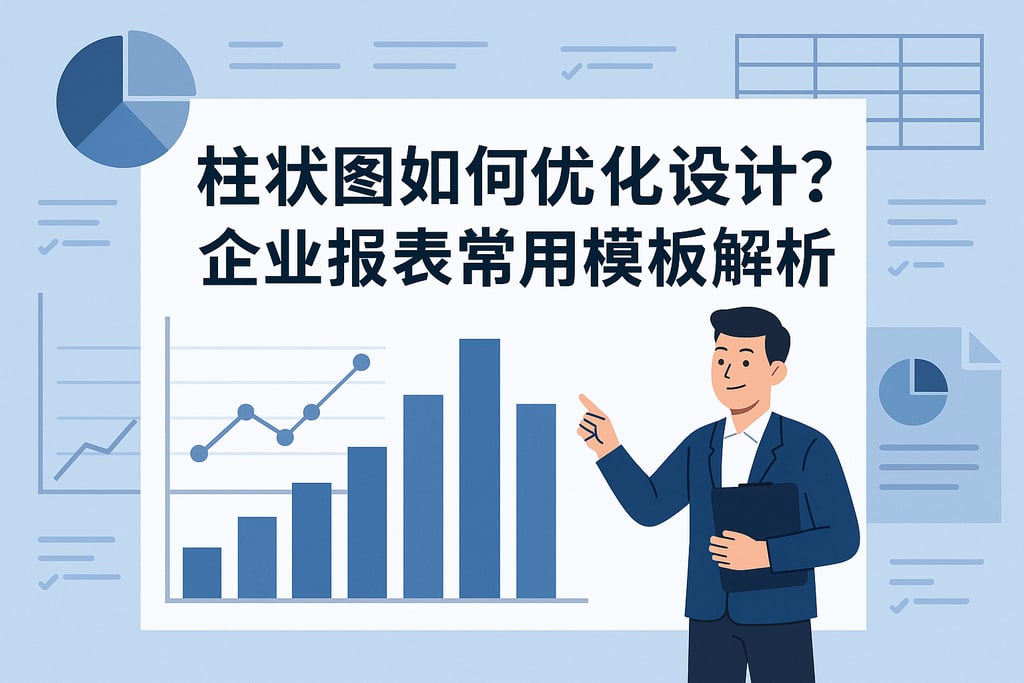 柱状图如何优化设计？企业报表常用模板解析
