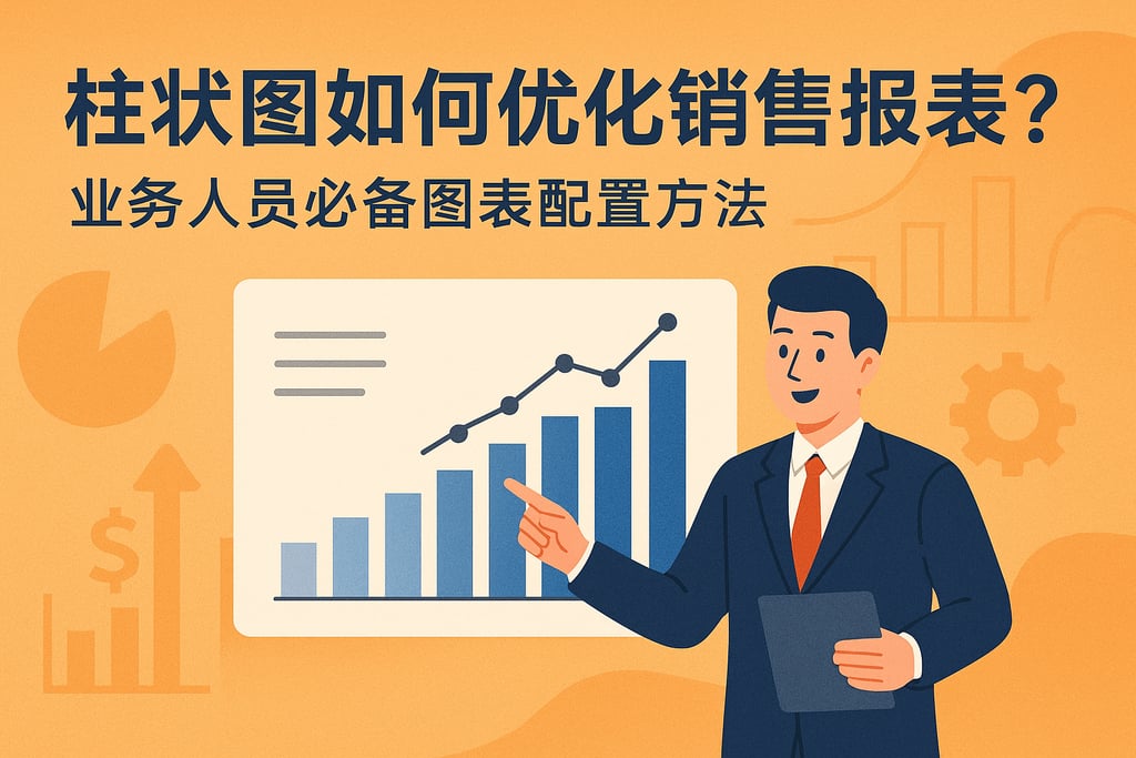 柱状图如何优化销售报表？业务人员必备图表配置方法