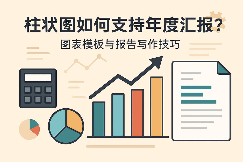 柱状图如何支持年度汇报？图表模板与报告写作技巧