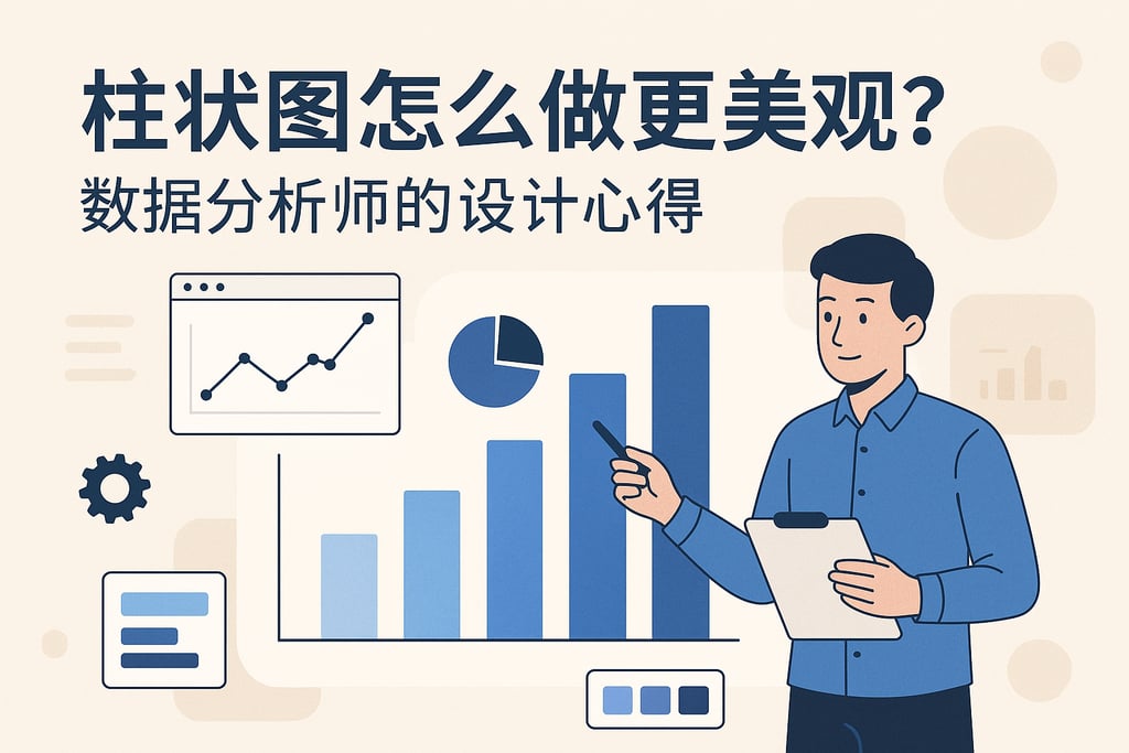 柱状图怎么做更美观？数据分析师的设计心得