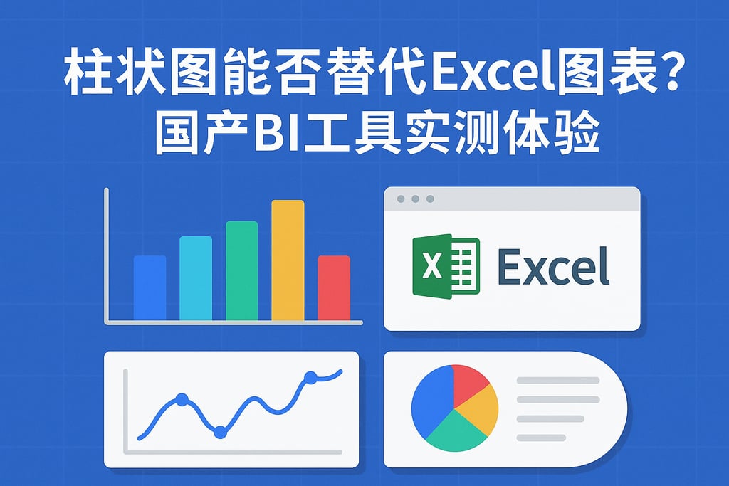 柱状图能否替代Excel图表？国产BI工具实测体验