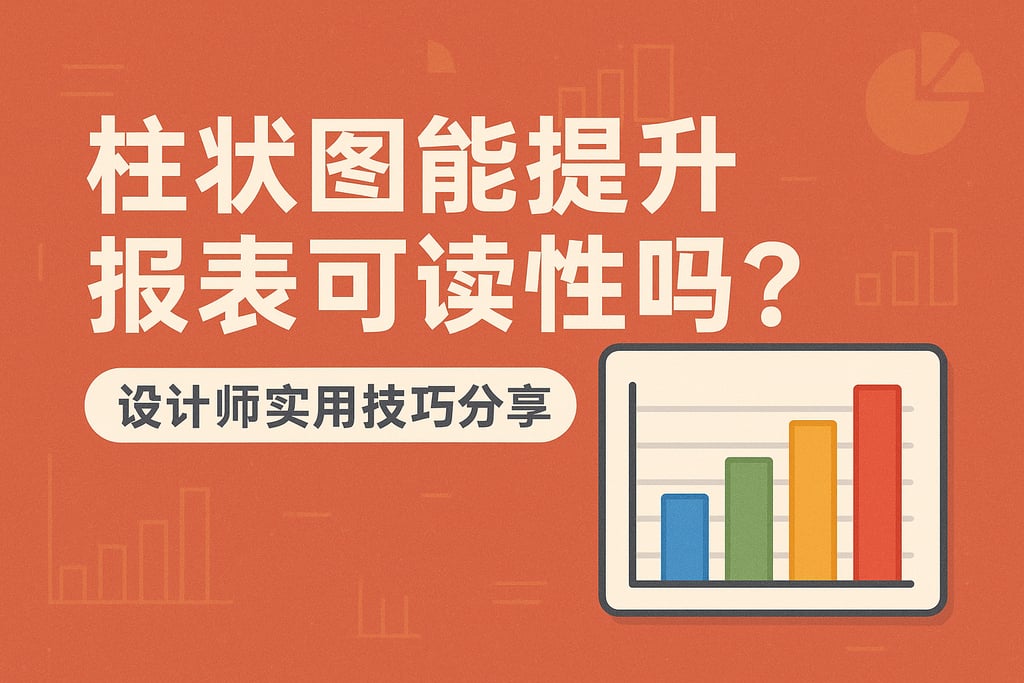 柱状图能提升报表可读性吗？设计师实用技巧分享