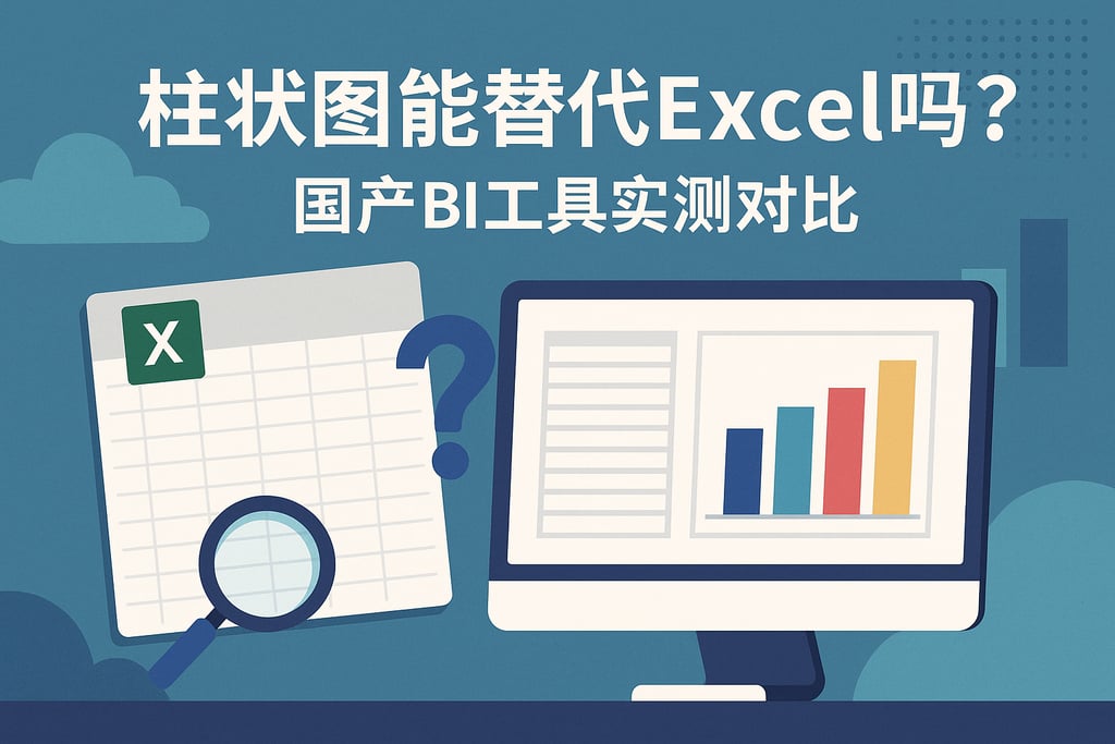 柱状图能替代Excel吗？国产BI工具实测对比