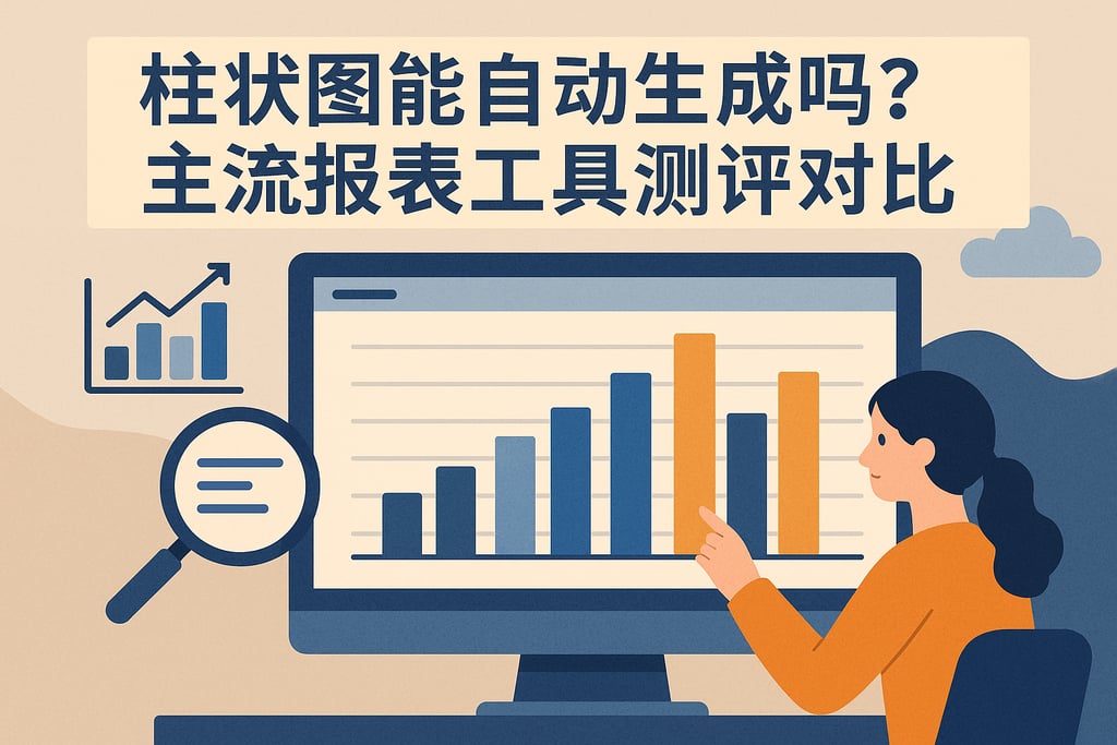 柱状图能自动生成吗？主流报表工具测评对比