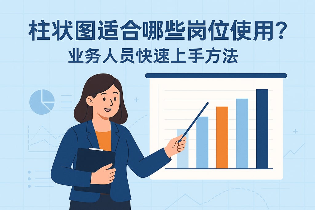 柱状图适合哪些岗位使用？业务人员快速上手方法
