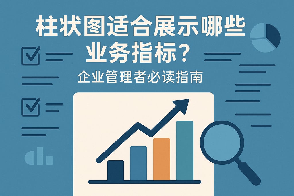 柱状图适合展示哪些业务指标？企业管理者必读指南