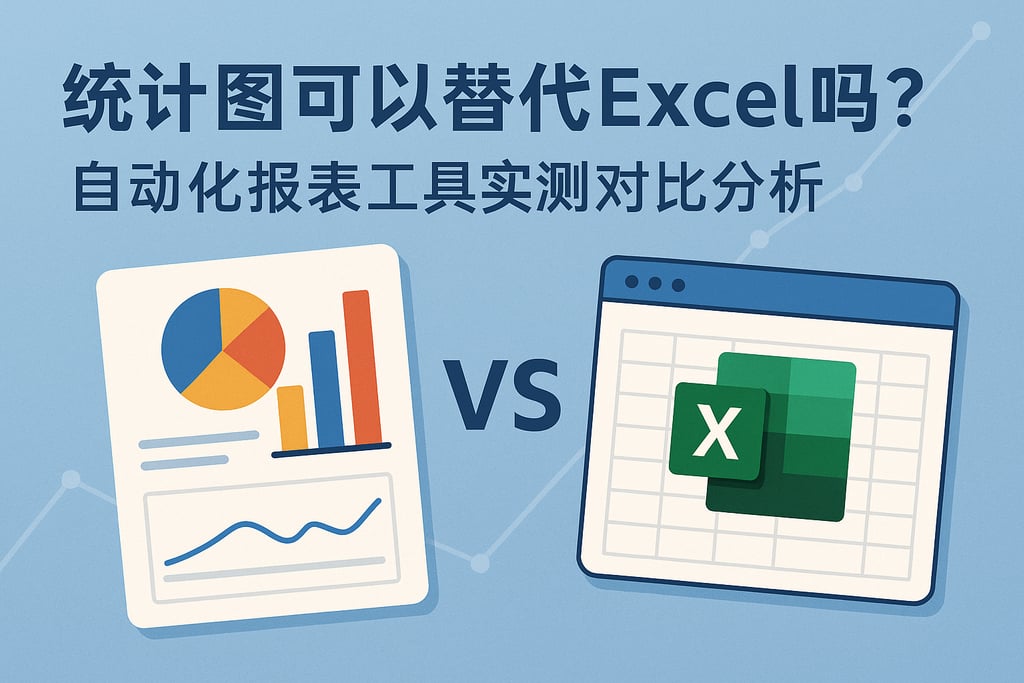 统计图可以替代Excel吗？自动化报表工具实测对比分析