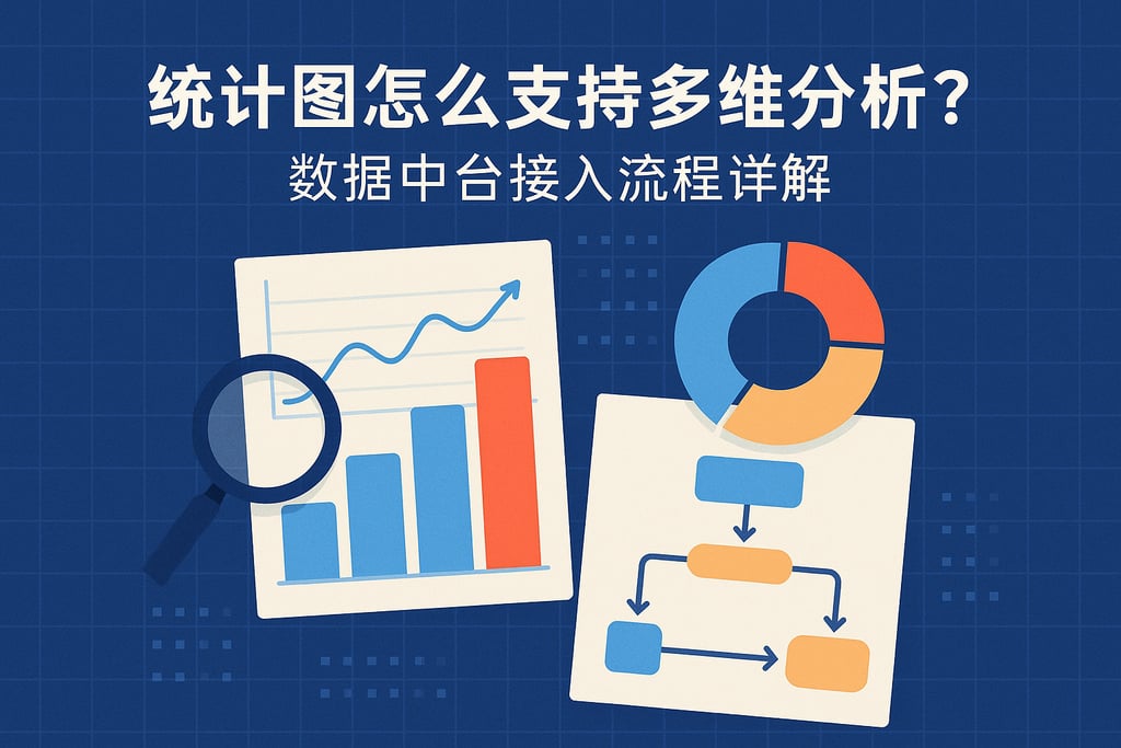 统计图怎么支持多维分析？数据中台接入流程详解