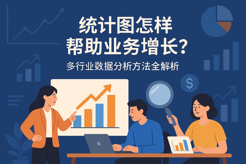 统计图怎样帮助业务增长？多行业数据分析方法全解析