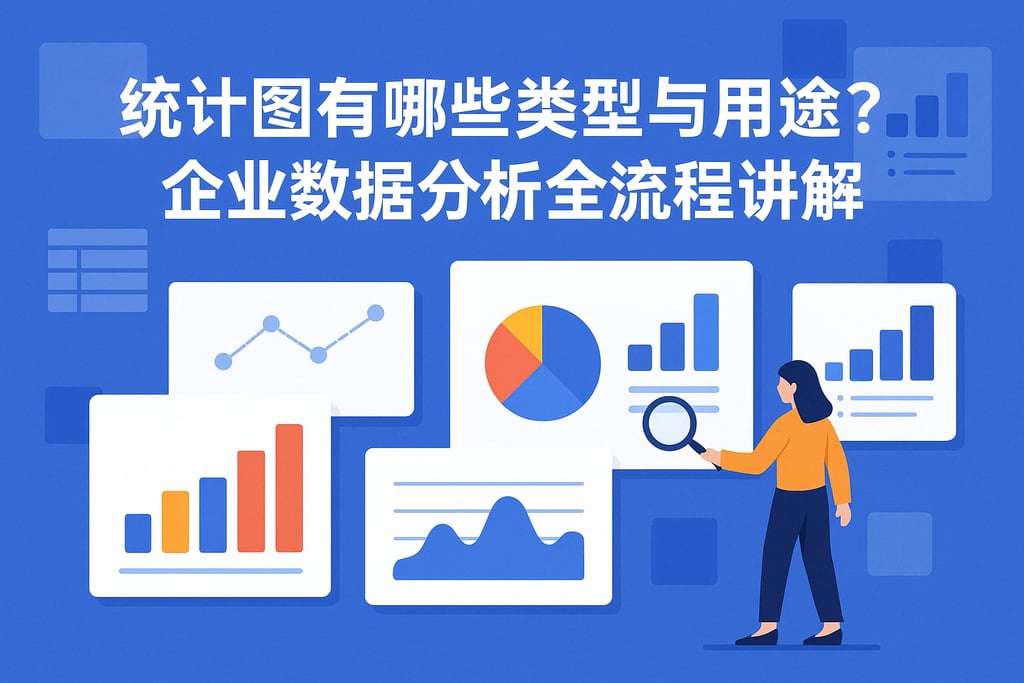 统计图有哪些类型与用途？企业数据分析全流程讲解