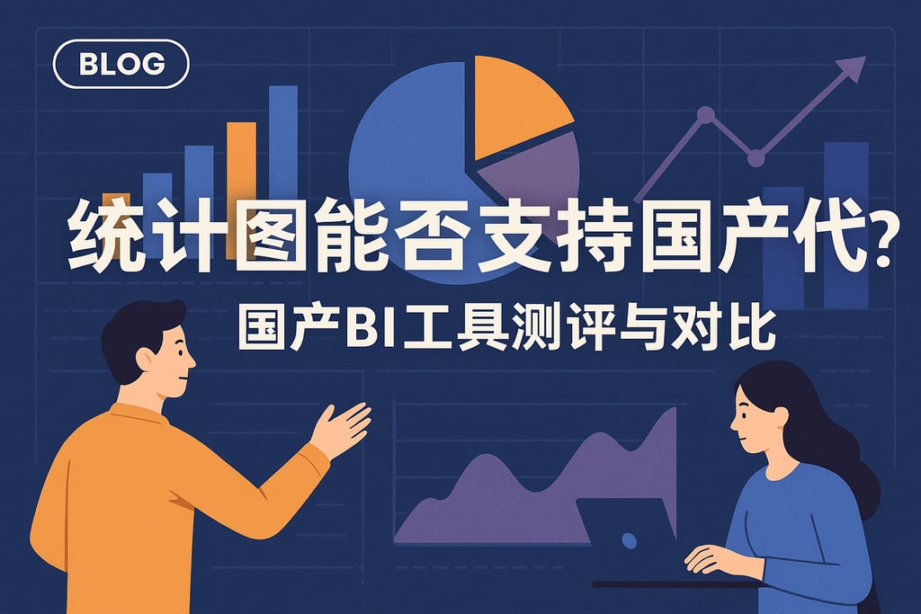 统计图能否支持国产替代？国产BI工具测评与对比
