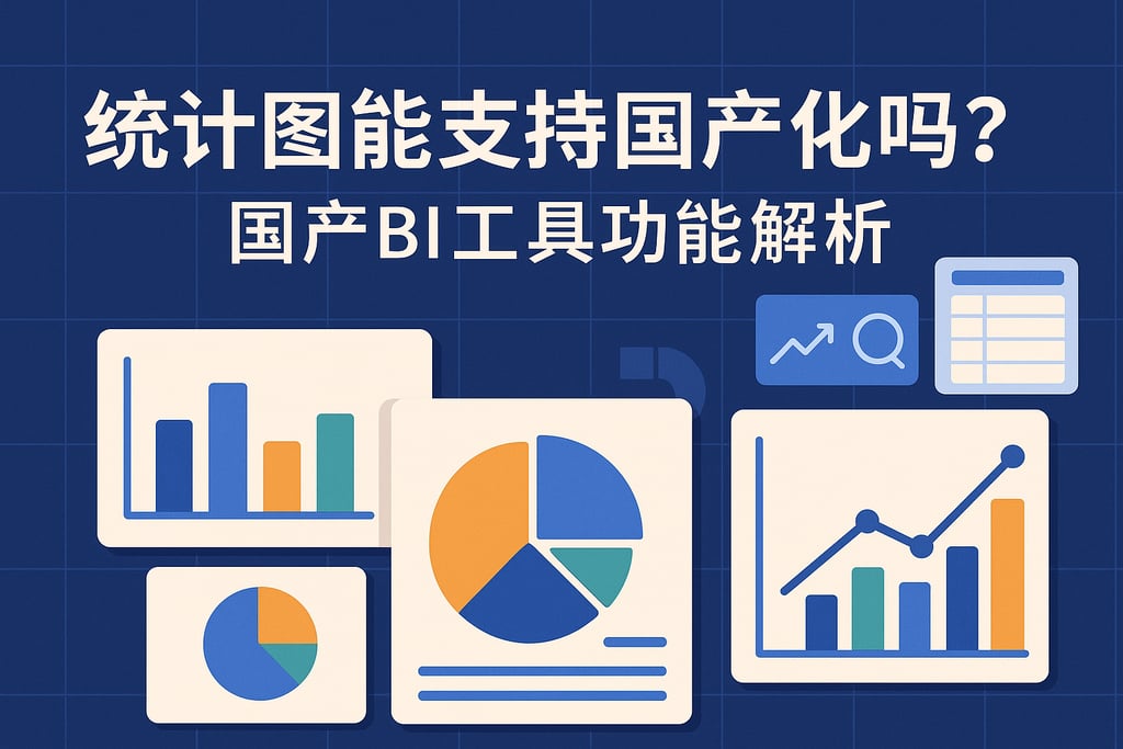 统计图能支持国产化吗？国产BI工具功能解析