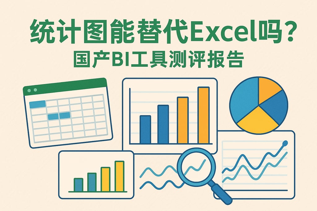 统计图能替代Excel吗？国产BI工具测评报告