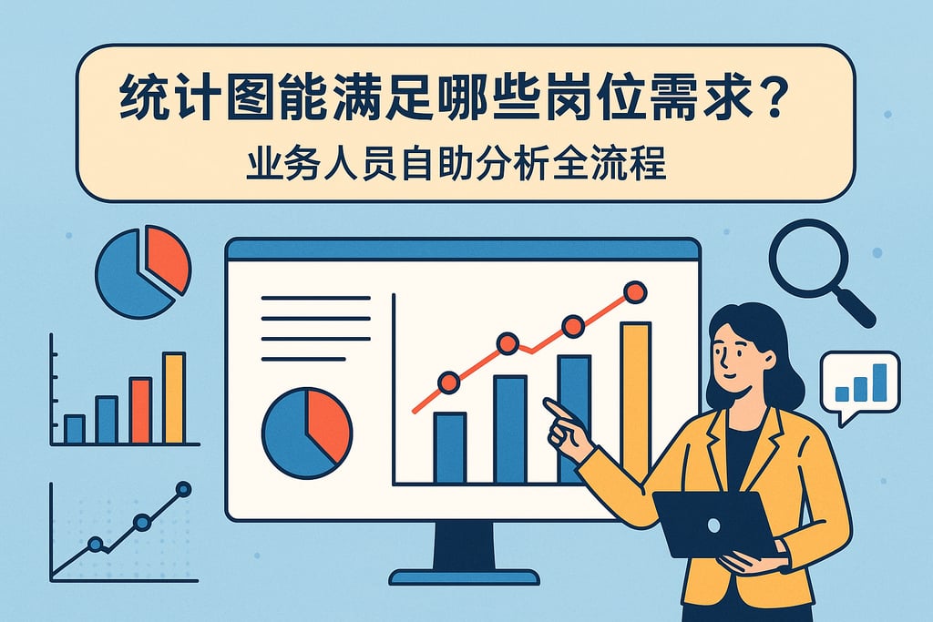 统计图能满足哪些岗位需求？业务人员自助分析全流程
