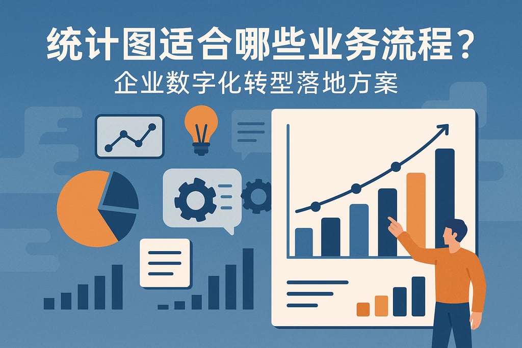 统计图适合哪些业务流程？企业数字化转型落地方案