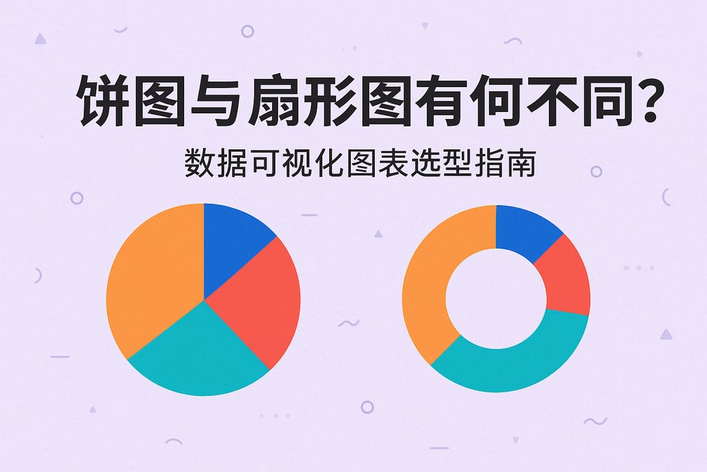 饼图与扇形图有何不同？数据可视化图表选型指南