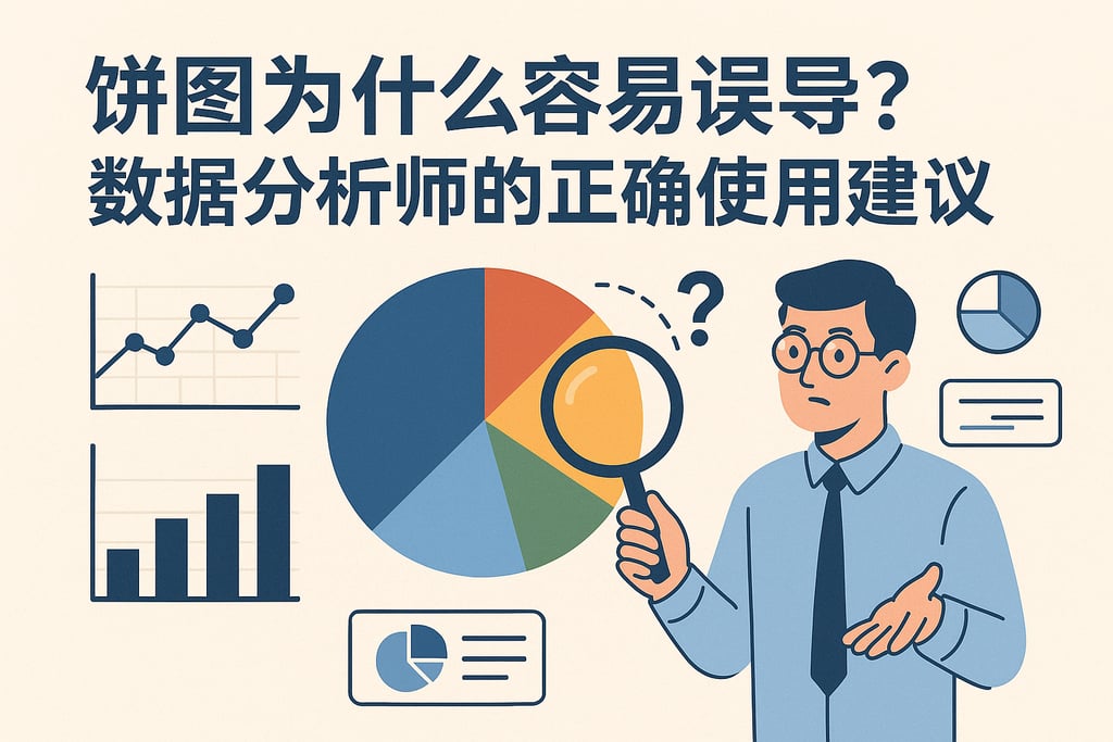 饼图为什么容易误导？数据分析师的正确使用建议