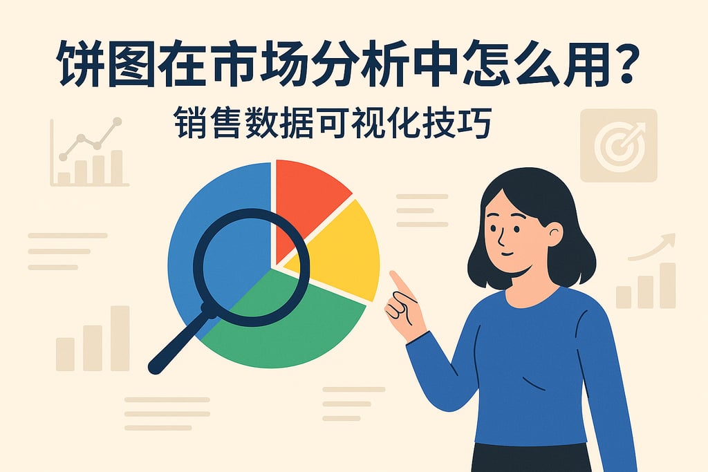 饼图在市场分析中怎么用？销售数据可视化技巧