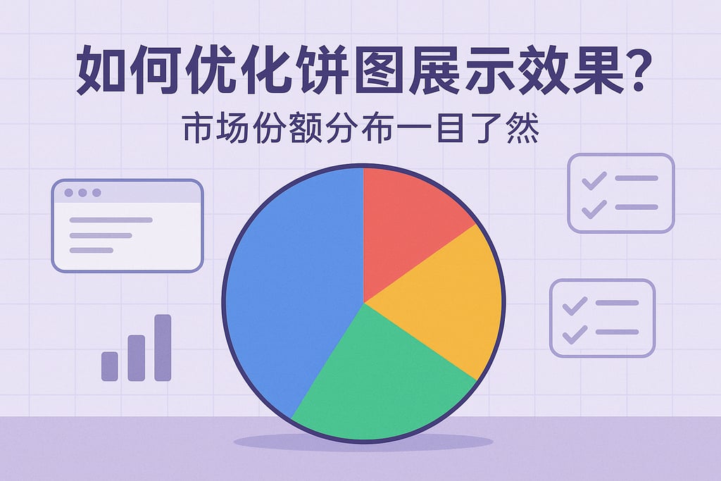 饼图如何优化数据展示效果？市场份额分布一目了然