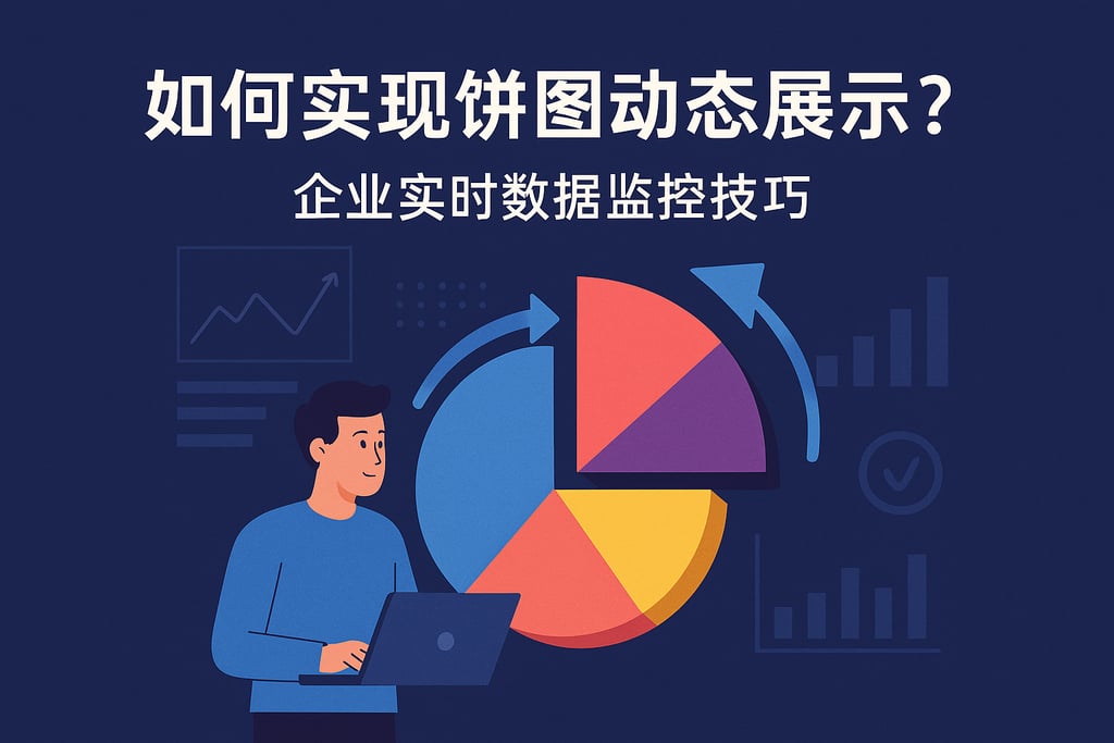 饼图如何实现动态展示？企业实时数据监控技巧