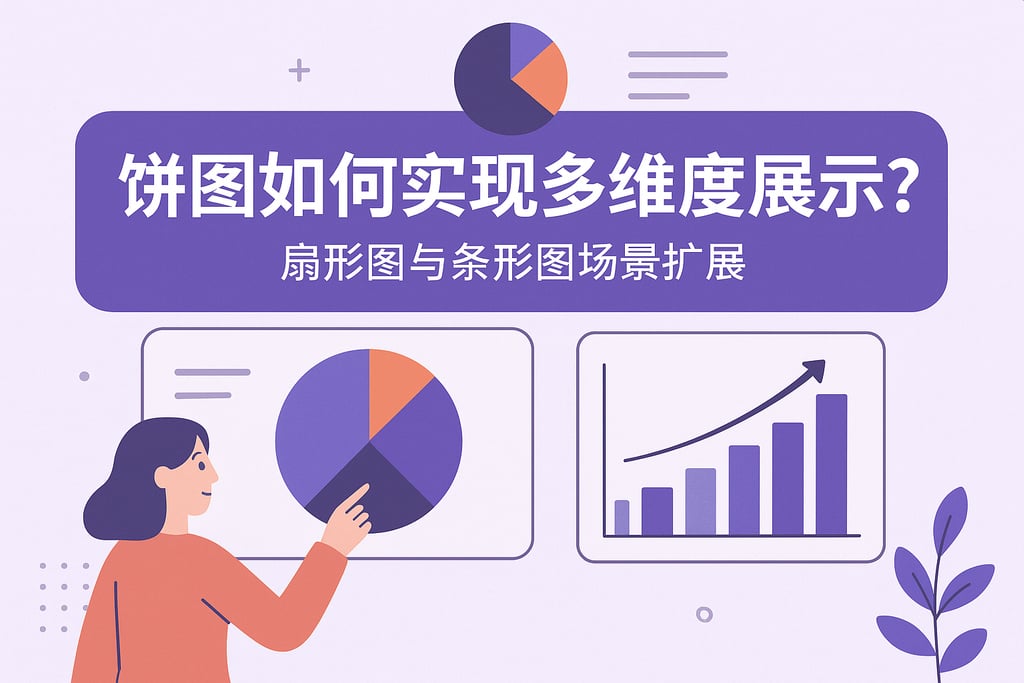 饼图如何实现多维度展示？扇形图与条形图场景扩展