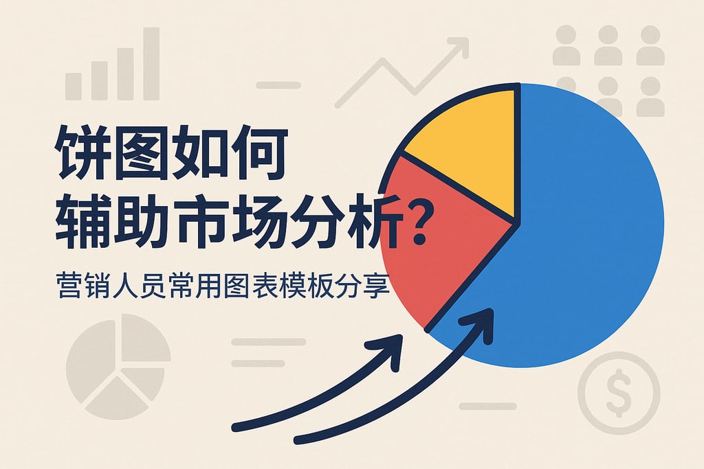 饼图如何辅助市场分析？营销人员常用图表模板分享