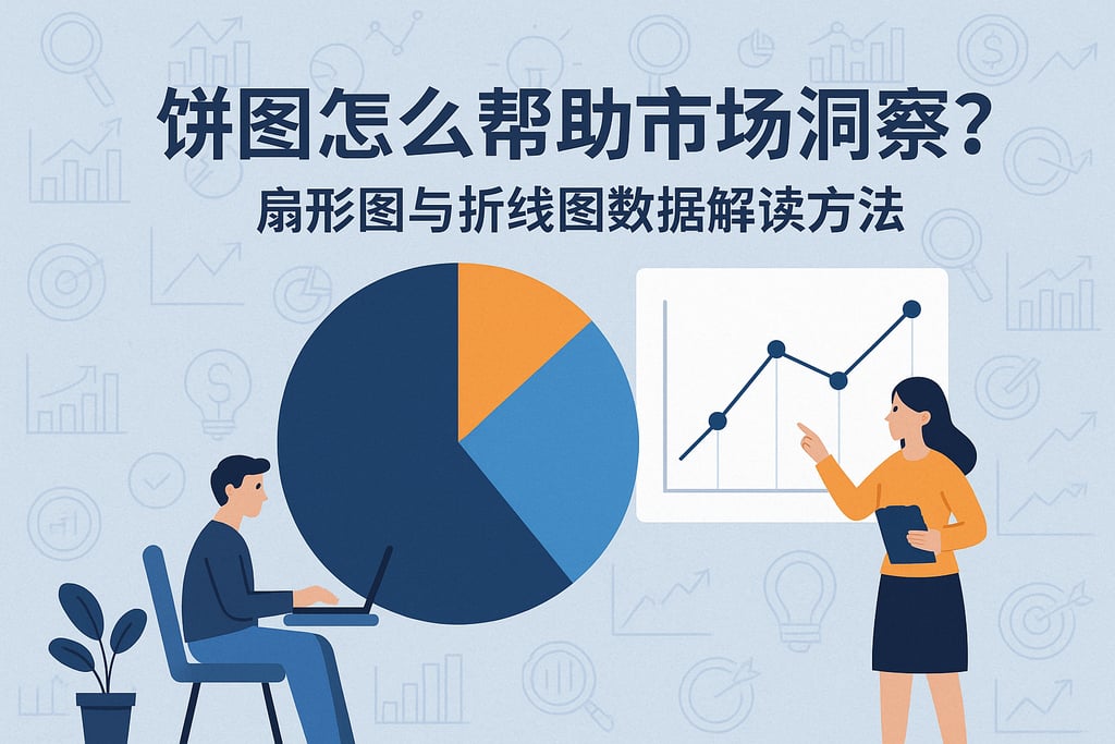 饼图怎么帮助市场洞察？扇形图与折线图数据解读方法