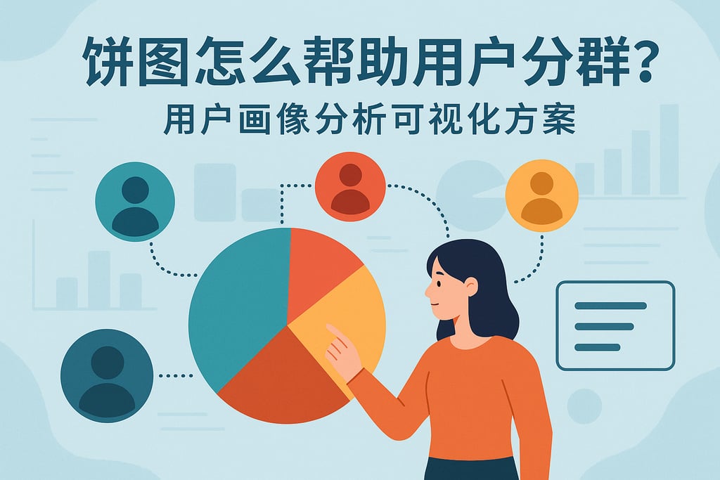 饼图怎么帮助用户分群？用户画像分析可视化方案