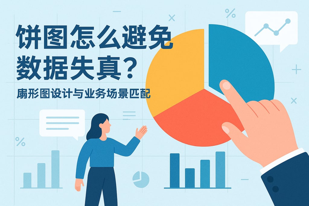 饼图怎么避免数据失真？扇形图设计与业务场景匹配