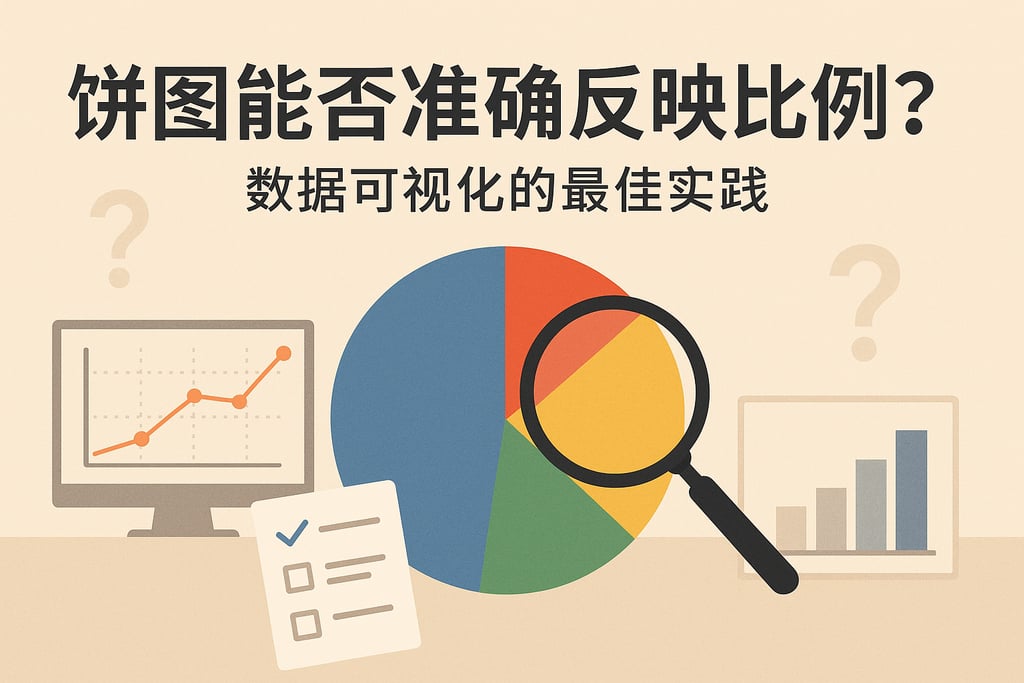 饼图能否准确反映比例？数据可视化的最佳实践